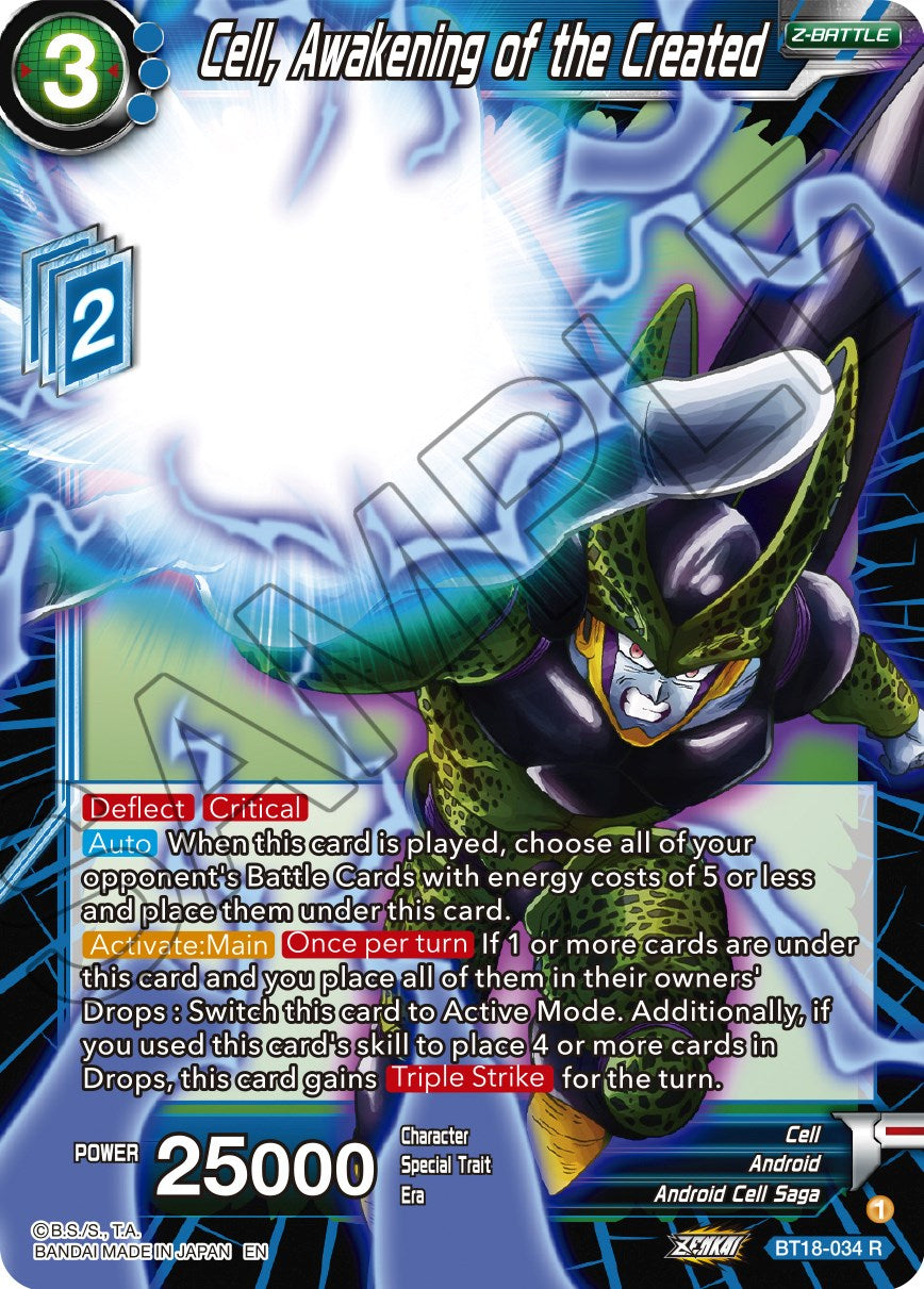 Cell, Awakening of the Created (BT18-034) [Dawn of the Z-Legends] | Pegasus Games WI