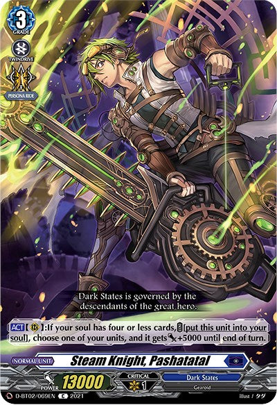 Steam Knight, Pashatatal (D-BT02/069EN) [A Brush with the Legends] | Pegasus Games WI