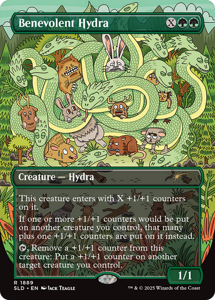 Benevolent Hydra (Rainbow Foil) [Secret Lair Drop Series] | Pegasus Games WI