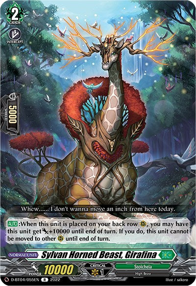 Sylvan Horned Beast, Girafina (D-BT04/055EN) [Awakening of Chakrabarthi] | Pegasus Games WI
