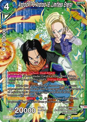 Android 17 & Android 18, Limitless Energy (BT17-135) [Ultimate Squad] | Pegasus Games WI