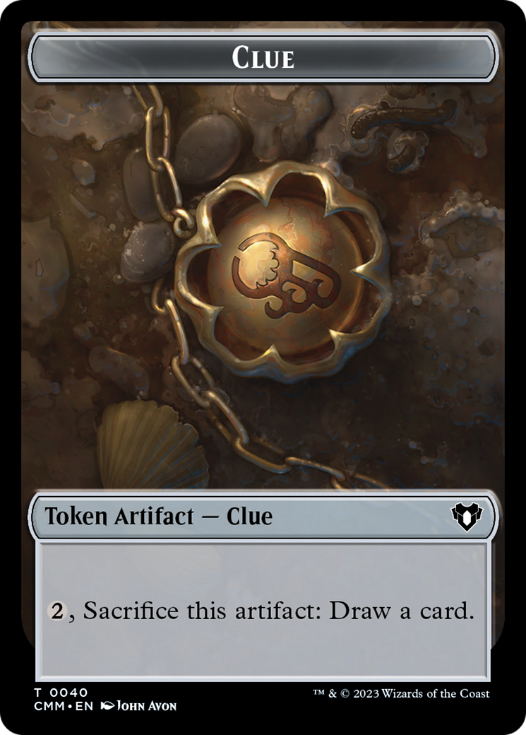 Clue Token [Commander Masters Tokens] | Pegasus Games WI