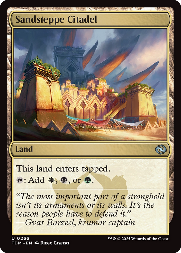Sandsteppe Citadel [Tarkir: Dragonstorm] | Pegasus Games WI