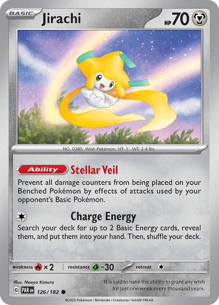 Jirachi (126/182) [Scarlet & Violet: Paradox Rift] | Pegasus Games WI