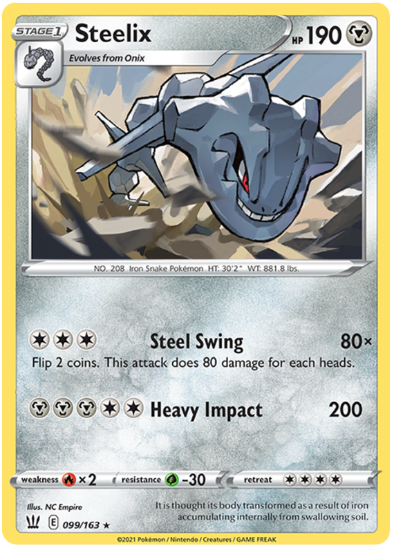 Steelix (099/163) [Sword & Shield: Battle Styles] | Pegasus Games WI