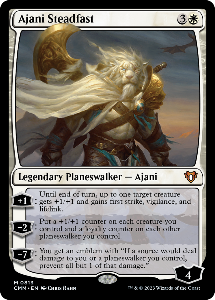 Ajani Steadfast [Commander Masters] | Pegasus Games WI