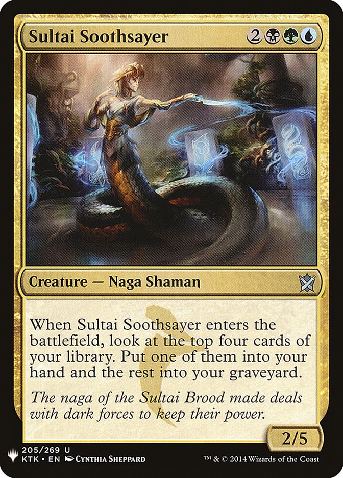 Sultai Soothsayer [Mystery Booster] | Pegasus Games WI