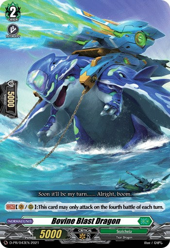 Bovine Blast Dragon (D-PR/043EN) [D Promo Cards] | Pegasus Games WI