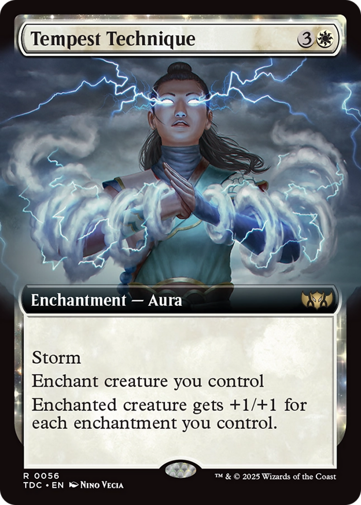 Tempest Technique (Extended Art) [Tarkir: Dragonstorm Commander] | Pegasus Games WI