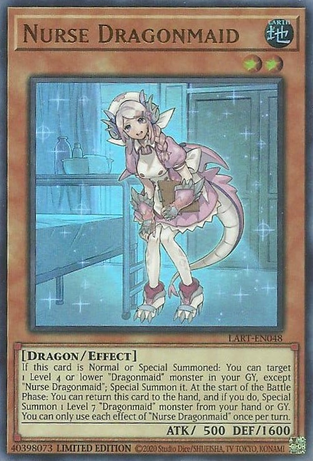 Nurse Dragonmaid [LART-EN048] Ultra Rare | Pegasus Games WI