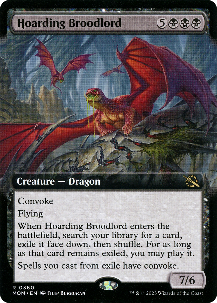 Hoarding Broodlord (Extended Art) [March of the Machine] | Pegasus Games WI