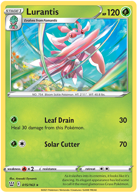 Lurantis (015/163) [Sword & Shield: Battle Styles] | Pegasus Games WI