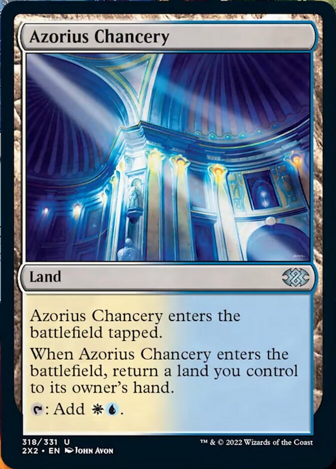 Azorius Chancery [Double Masters 2022] | Pegasus Games WI