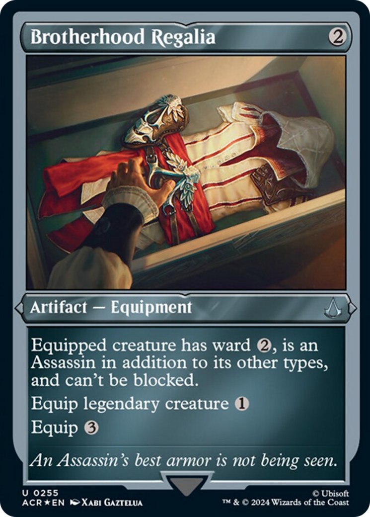 Brotherhood Regalia (Foil Etched) [Assassin's Creed] | Pegasus Games WI
