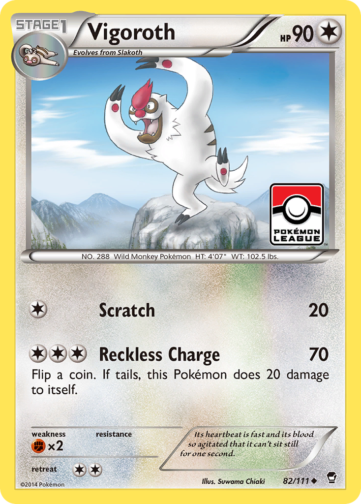 Vigoroth (82/111) [XY: Furious Fists] | Pegasus Games WI