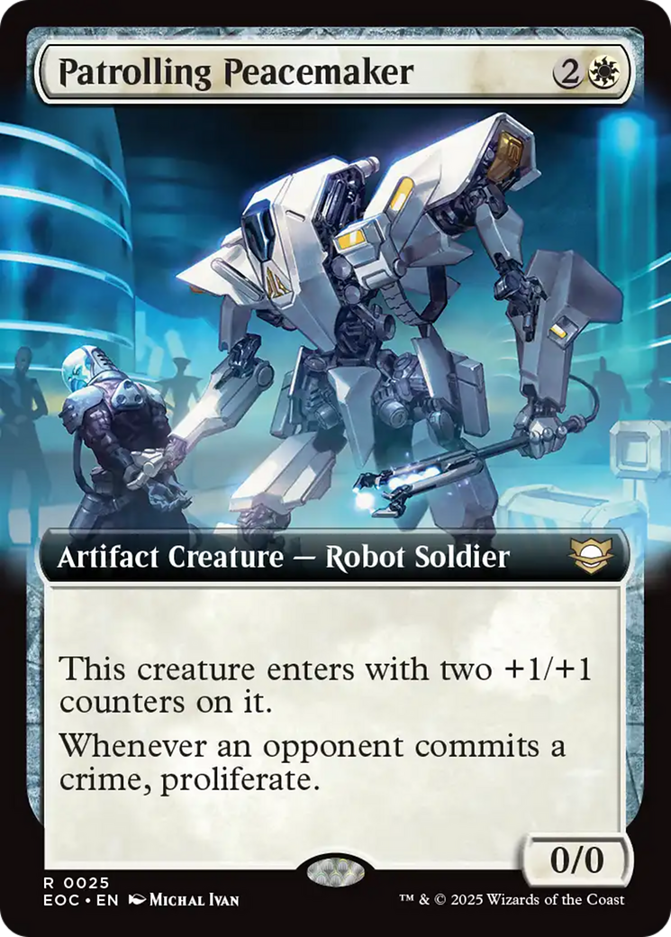 Patrolling Peacemaker (Extended Art) [Edge of Eternities Commander] | Pegasus Games WI