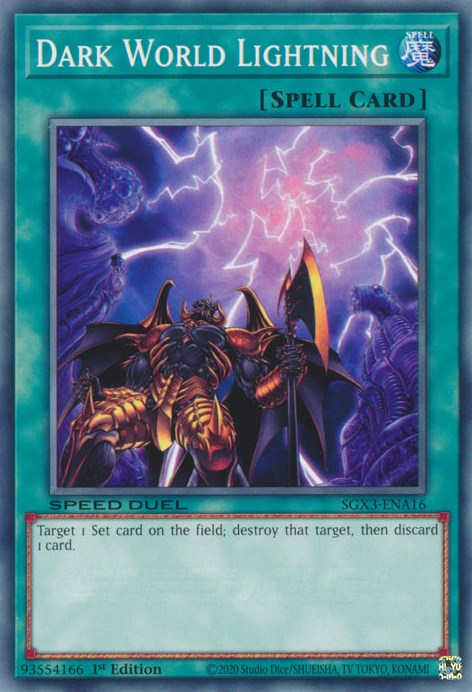 Dark World Lightning [SGX3-ENA16] Common | Pegasus Games WI