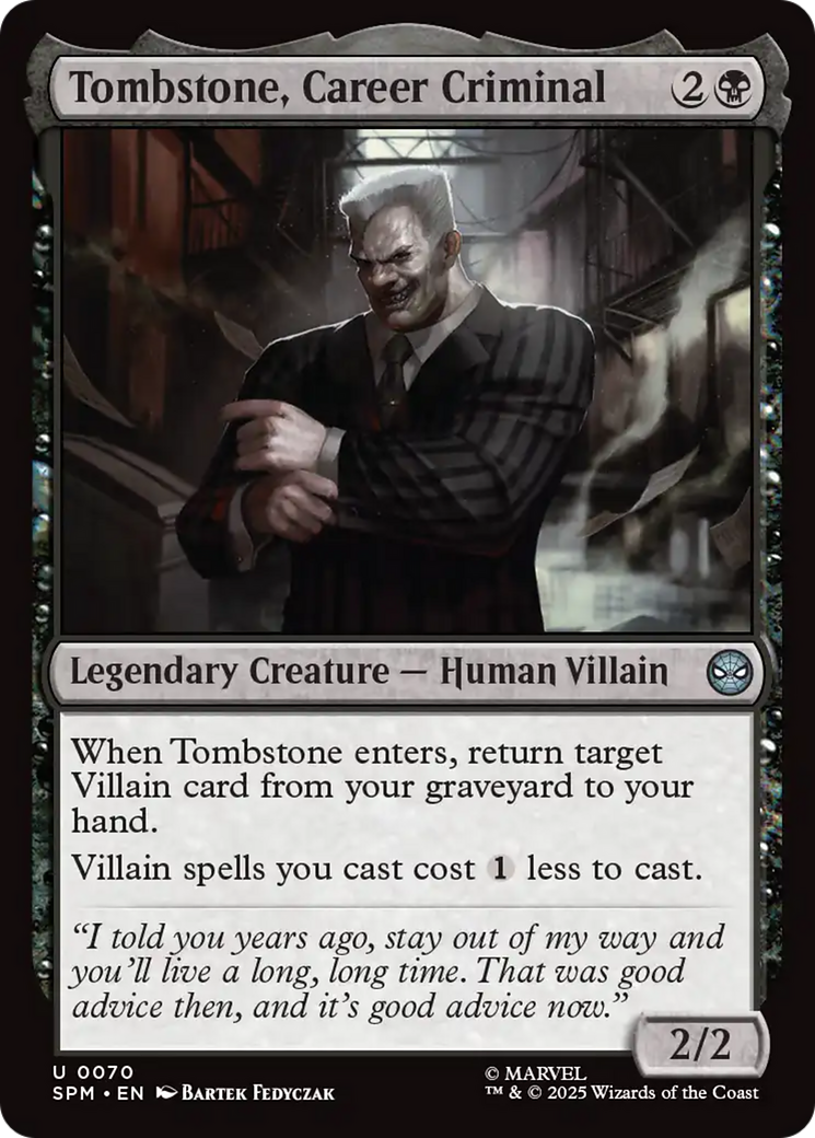 Tombstone, Career Criminal [Marvel's Spider-Man] | Pegasus Games WI