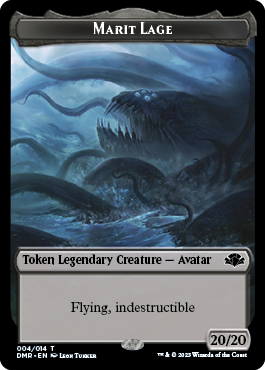 Elephant // Marit Lage Double-Sided Token [Dominaria Remastered Tokens] | Pegasus Games WI