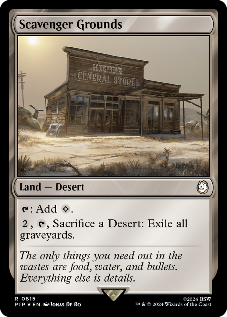 Scavenger Grounds (Surge Foil) [Fallout] | Pegasus Games WI