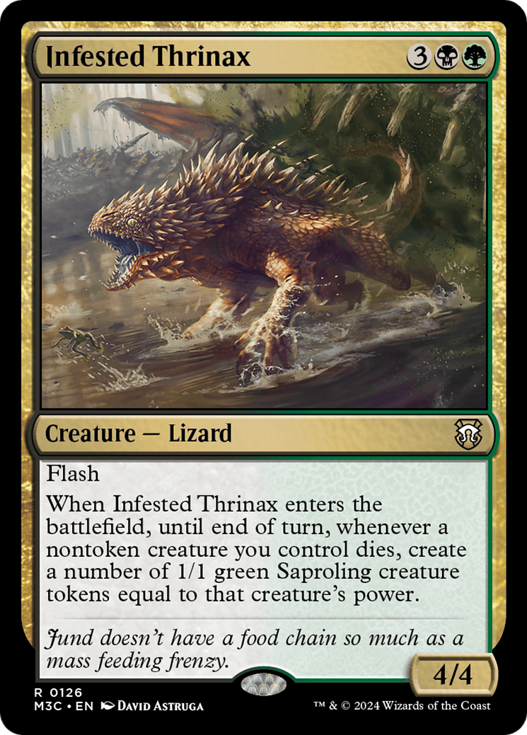 Infested Thrinax [Modern Horizons 3 Commander] | Pegasus Games WI