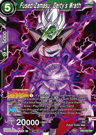 Fused Zamasu, Deity's Wrath (DB1-057) [Tournament Promotion Cards] | Pegasus Games WI