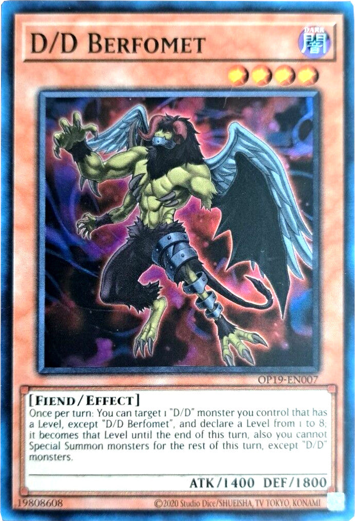 D/D Berfomet [OP19-EN007] Super Rare | Pegasus Games WI