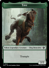 Eldrazi // Tiny Double-Sided Token [Murders at Karlov Manor Commander Tokens] | Pegasus Games WI