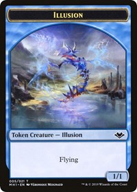 Illusion // Bear Double-Sided Token [Modern Horizons Tokens] | Pegasus Games WI