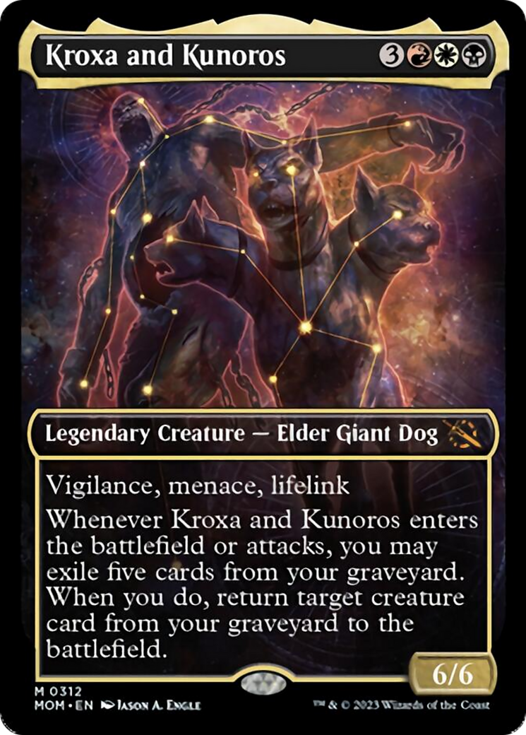 Kroxa and Kunoros (Showcase Planar Booster Fun) [March of the Machine] | Pegasus Games WI