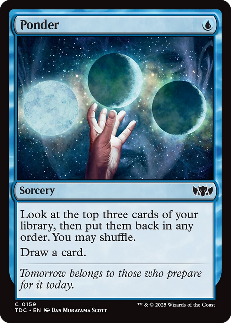 Ponder [Tarkir: Dragonstorm Commander] | Pegasus Games WI