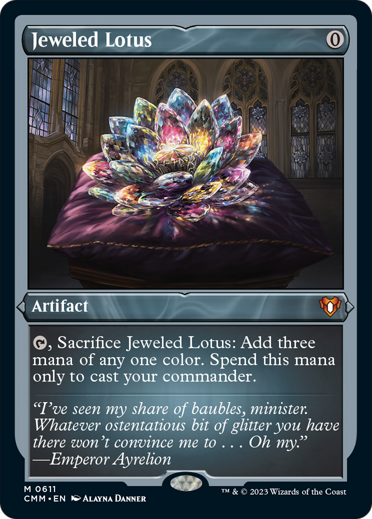 Jeweled Lotus (Foil Etched) [Commander Masters] | Pegasus Games WI