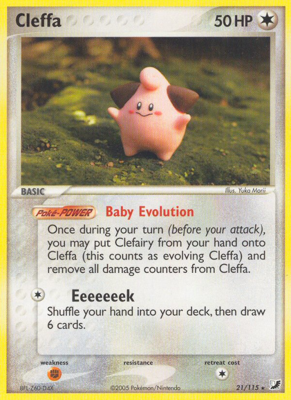 Cleffa (21/115) [EX: Unseen Forces] | Pegasus Games WI