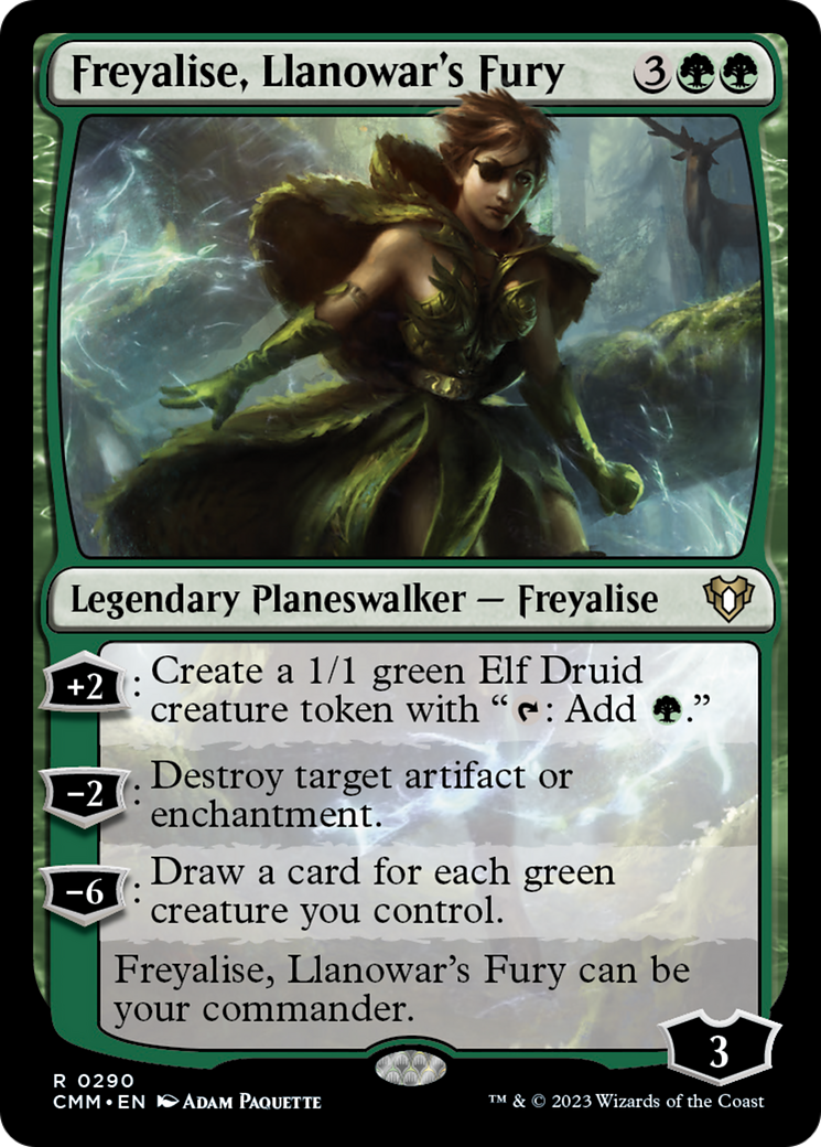 Freyalise, Llanowar's Fury [Commander Masters] | Pegasus Games WI