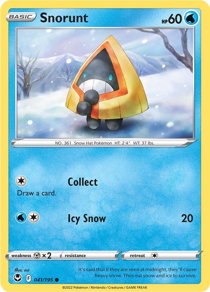 Snorunt (041/195) [Sword & Shield: Silver Tempest] | Pegasus Games WI