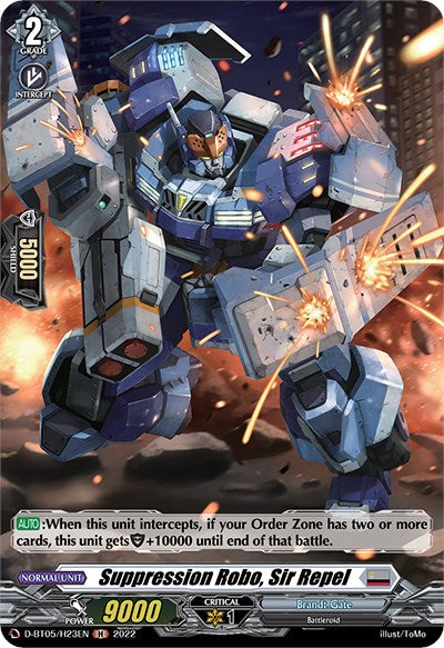 Suppression Robo, Sir Repel (D-BT05/H23EN) [Triumphant Return of the Brave Heroes] | Pegasus Games WI