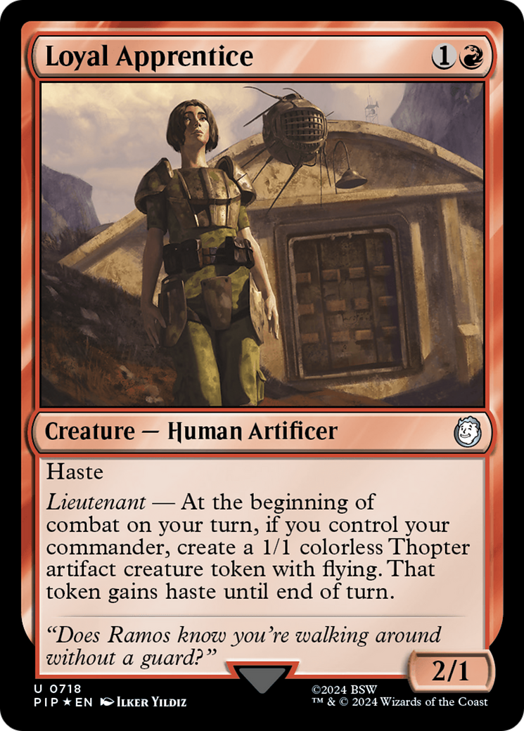 Loyal Apprentice (Surge Foil) [Fallout] | Pegasus Games WI