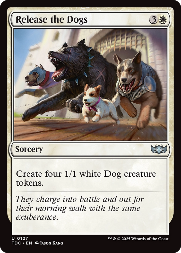 Release the Dogs [Tarkir: Dragonstorm Commander] | Pegasus Games WI