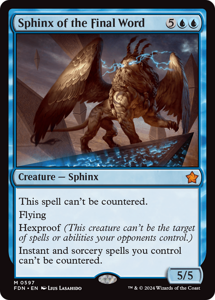 Sphinx of the Final Word [Foundations] | Pegasus Games WI