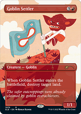 Goblin Settler (Borderless) [Secret Lair Drop Series] | Pegasus Games WI