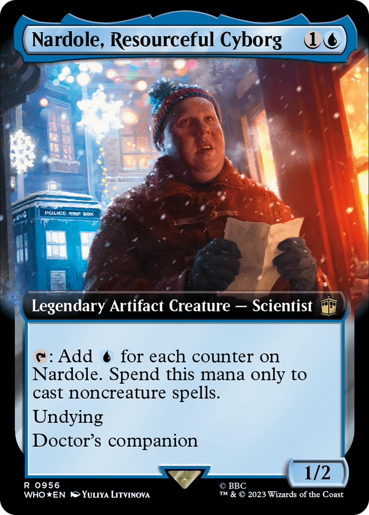 Nardole, Resourceful Cyborg (Extended Art) (Surge Foil) [Doctor Who] | Pegasus Games WI