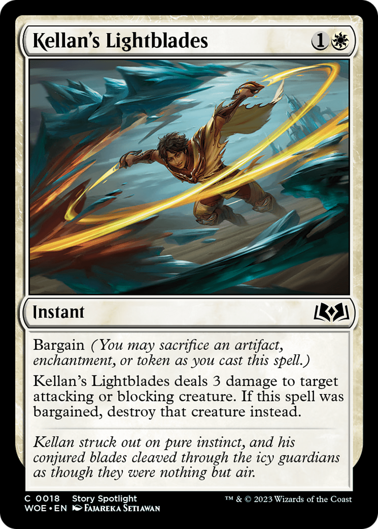 Kellan's Lightblades [Wilds of Eldraine] | Pegasus Games WI
