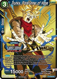 Trunks, Forerunner of Hope (Championship Final 2019) (Finalist) (P-139) [Tournament Promotion Cards] | Pegasus Games WI