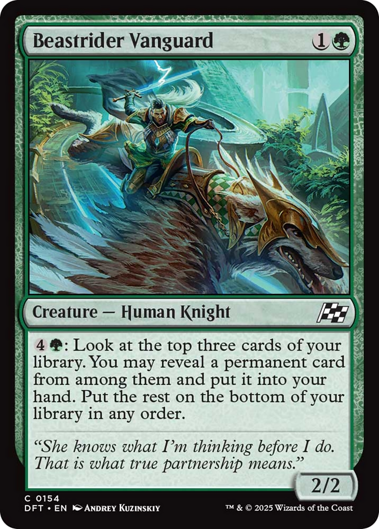 Beastrider Vanguard [Aetherdrift] | Pegasus Games WI
