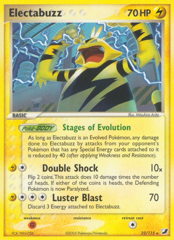 Electabuzz (22/115) [EX: Unseen Forces] | Pegasus Games WI