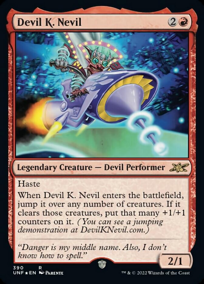 Devil K. Nevil (Galaxy Foil) [Unfinity] | Pegasus Games WI