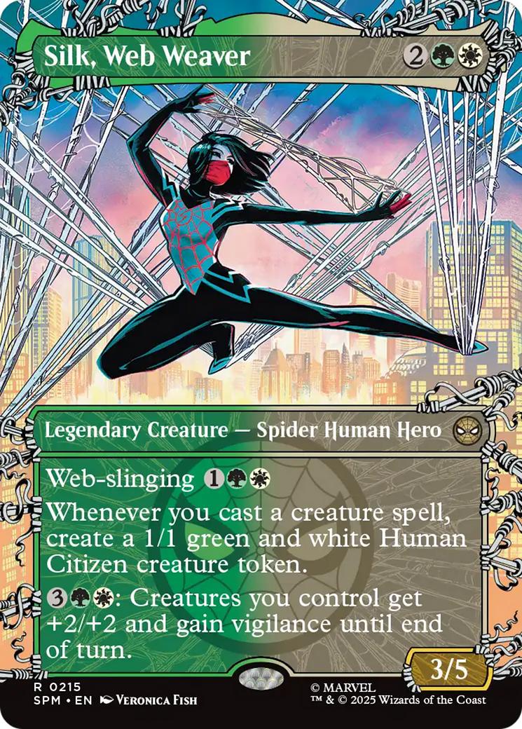 Silk, Web Weaver (Borderless) [Marvel's Spider-Man] | Pegasus Games WI