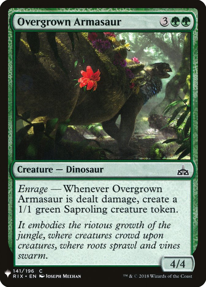 Overgrown Armasaur [Mystery Booster] | Pegasus Games WI