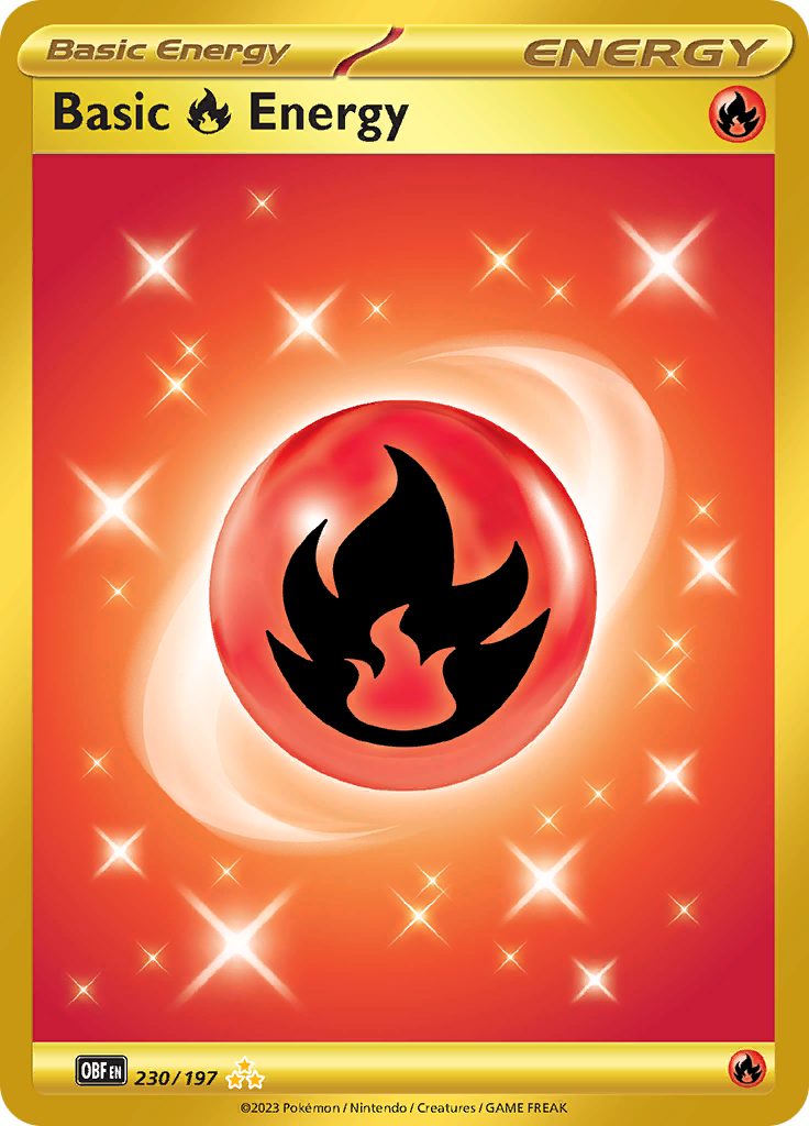 Basic Fire Energy (230/197) [Scarlet & Violet: Obsidian Flames] | Pegasus Games WI