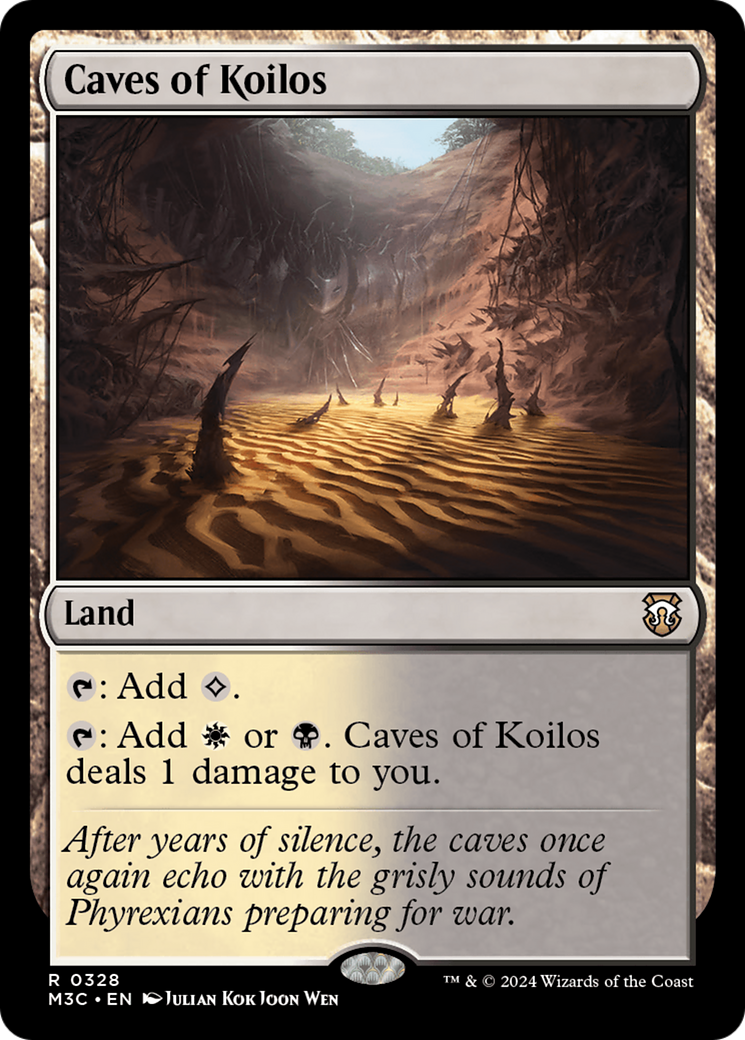 Caves of Koilos (Ripple Foil) [Modern Horizons 3 Commander] | Pegasus Games WI